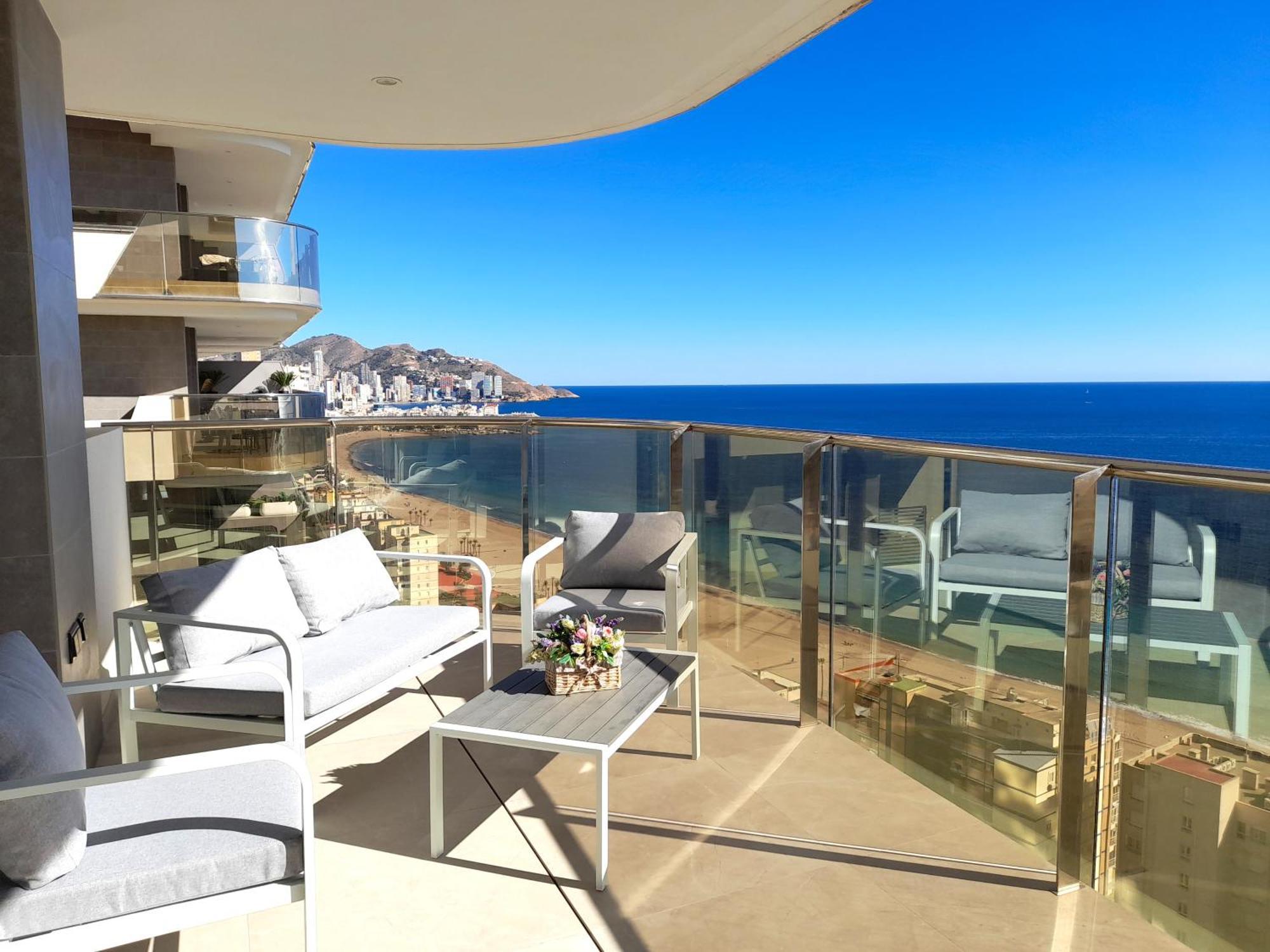Sunset Cliffs Sea View Apartments 14 Floor Benidorm Exterior photo